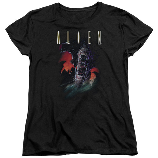 Alien Queen Womens T Shirt Black