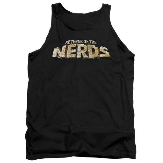 Revenge Of The Nerds Logo Mens Tank Top Shirt Black