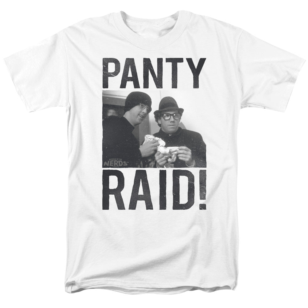 Revenge Of The Nerds Panty Raid Mens T Shirt White