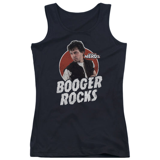 Revenge Of The Nerds Booger Rocks Womens Tank Top Shirt Black