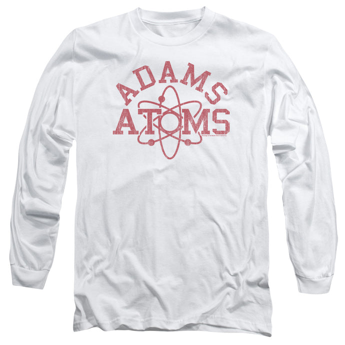 Revenge Of The Nerds Adams Atoms Mens Long Sleeve Shirt White