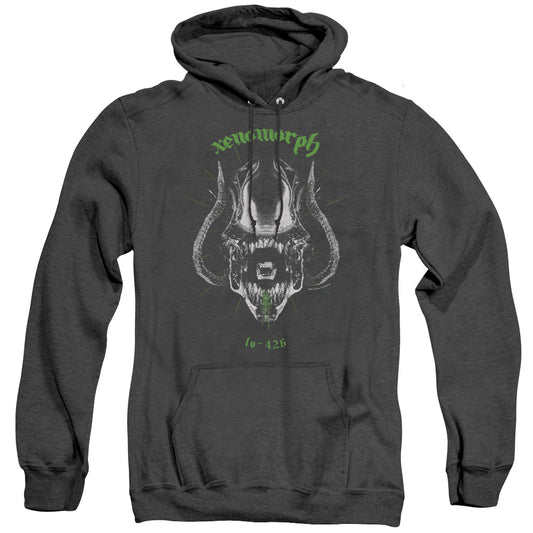 Alien Xenomorph Heather Mens Hoodie Black