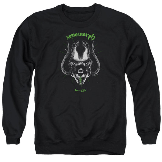 Alien Xenomorph Mens Crewneck Sweatshirt Black