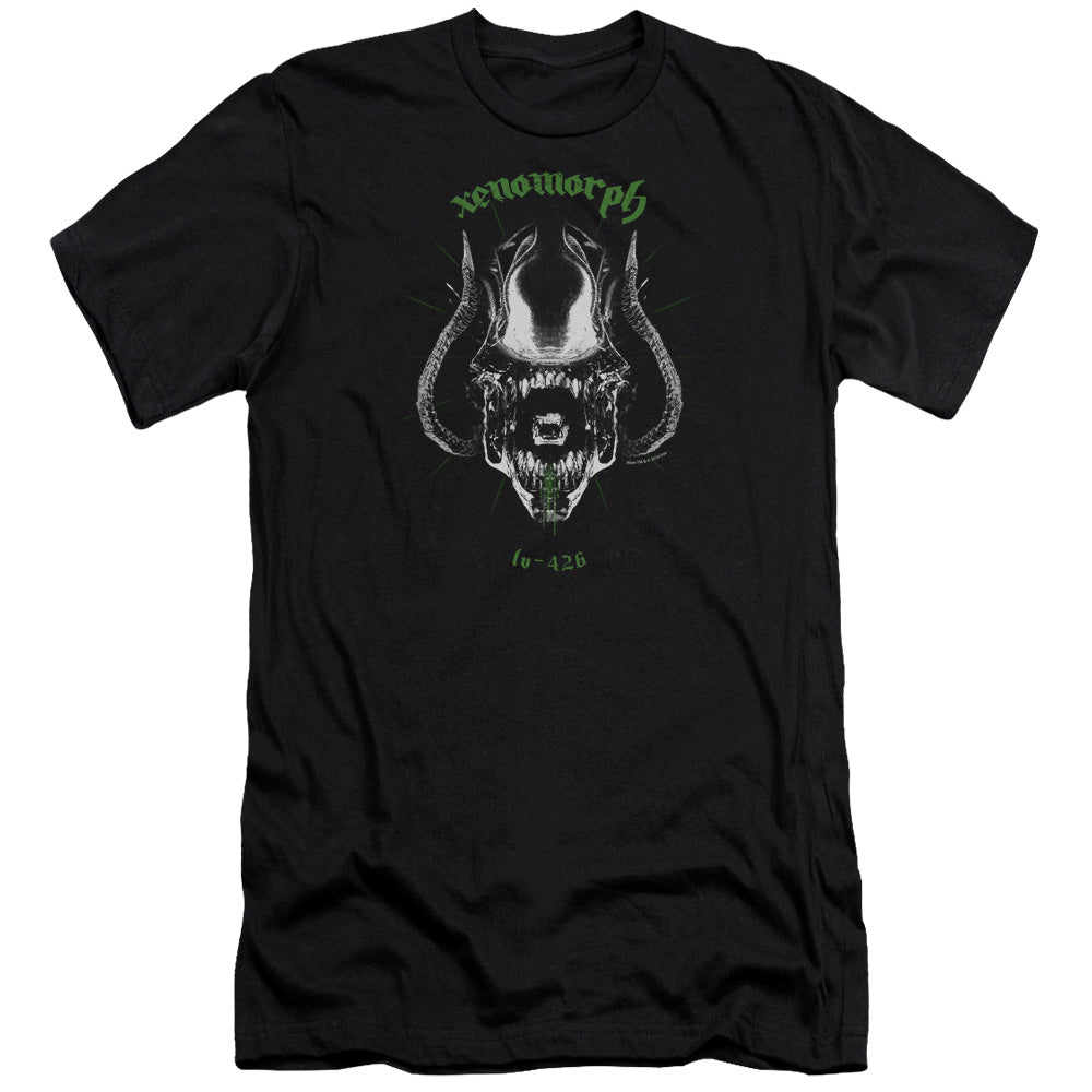 Alien Xenomorph Slim Fit Mens T Shirt Black