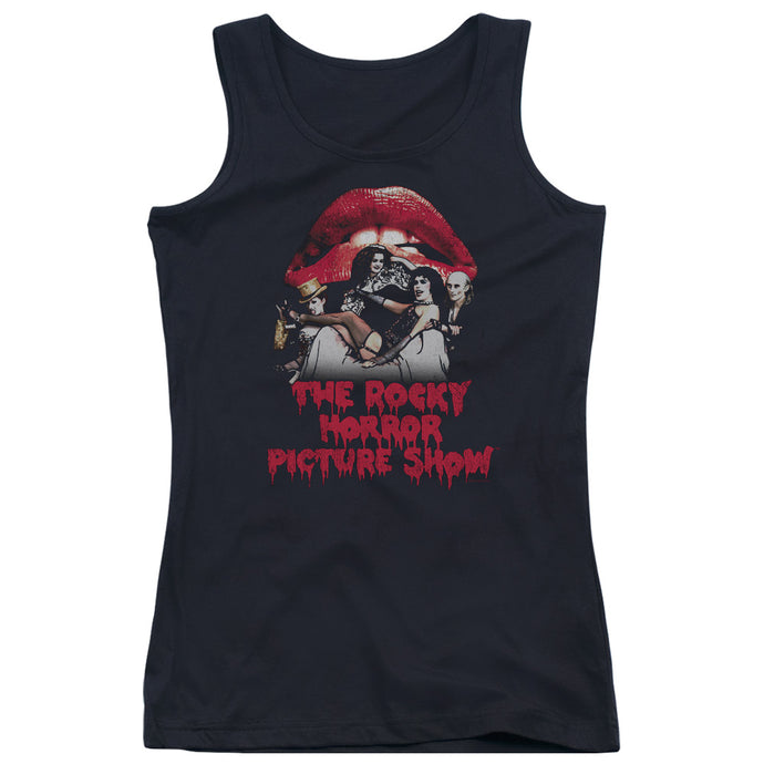 The Rocky Horror Picture Show Casting Throne Womens Tank Top Shirt Black
