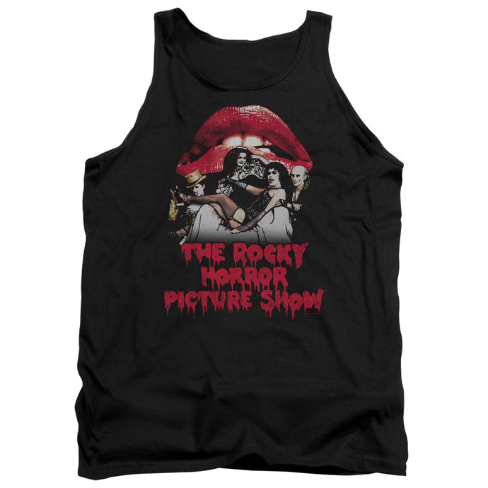 The Rocky Horror Picture Show Casting Throne Mens Tank Top Shirt Black