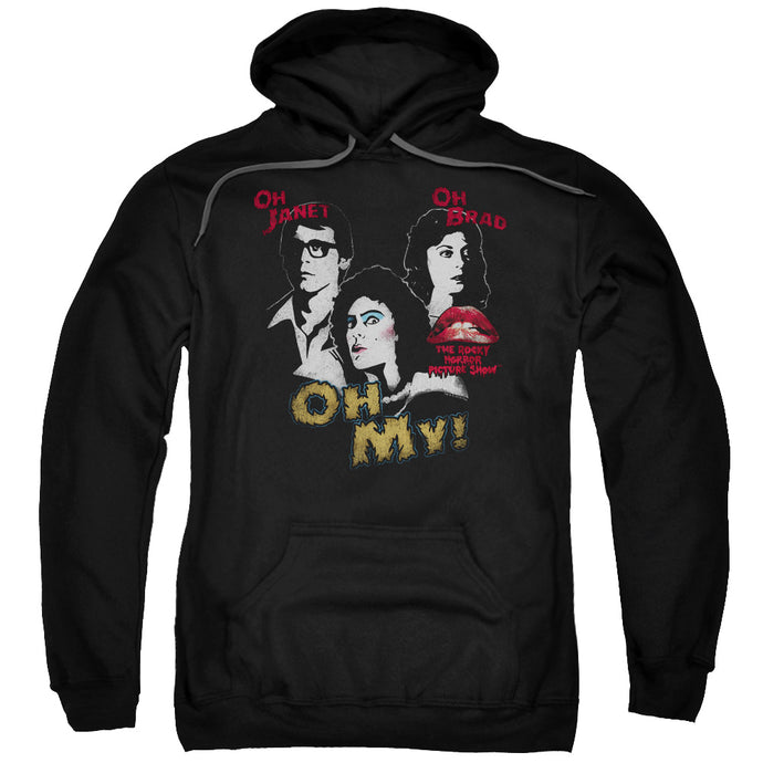 The Rocky Horror Picture Show Oh 3 Ways Mens Hoodie Black