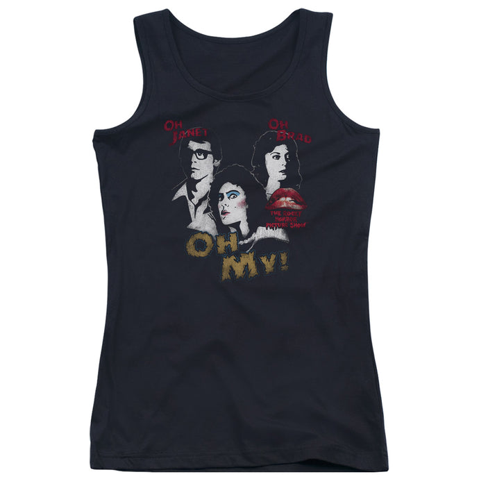 The Rocky Horror Picture Show Oh 3 Ways Womens Tank Top Shirt Black