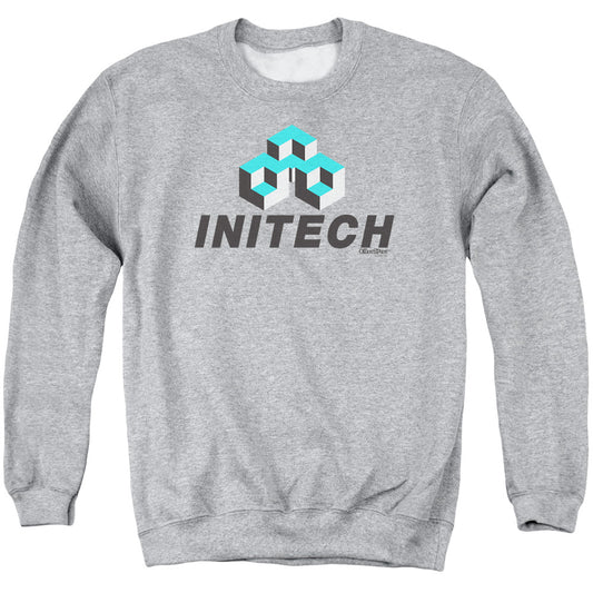 Office Space Initech Logo Mens Crewneck Sweatshirt Athletic Heather