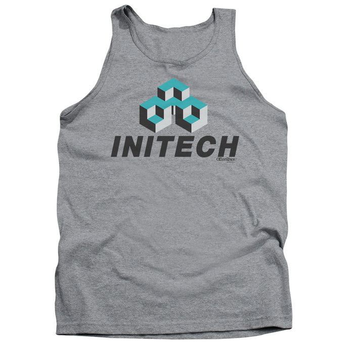 Office Space Initech Logo Mens Tank Top Shirt Athletic Heather