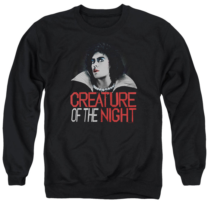 The Rocky Horror Picture Show Creature Of The Night Mens Crewneck Sweatshirt Black