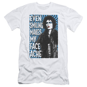 The Rocky Horror Picture Show Face Ache Slim Fit Mens T Shirt White