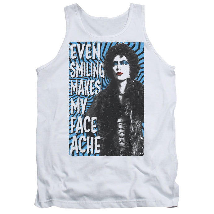 The Rocky Horror Picture Show Face Ache Mens Tank Top Shirt White
