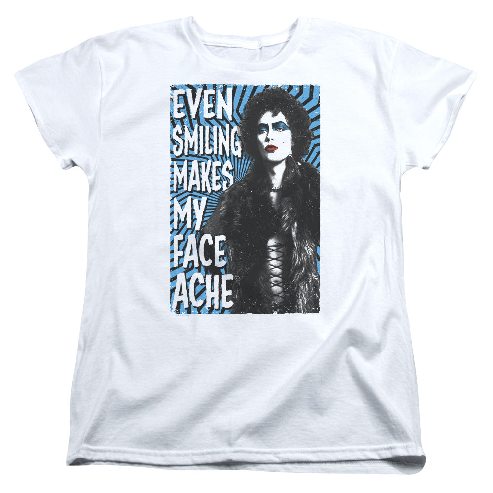 The Rocky Horror Picture Show Face Ache Womens T Shirt White