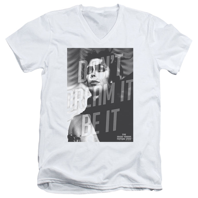 The Rocky Horror Picture Show Be It Mens Slim Fit V-Neck T Shirt White