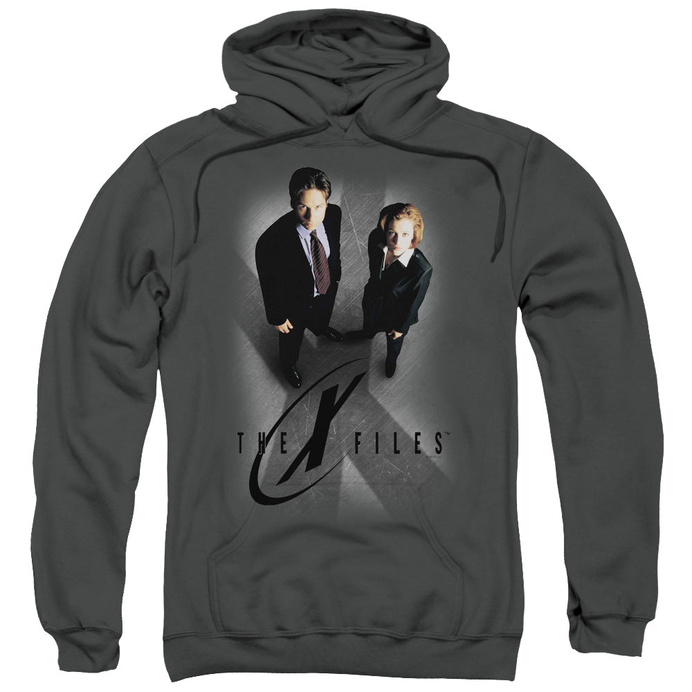 X Files X Marks The Spot Mens Hoodie Charcoal