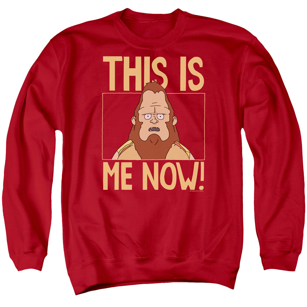 Bobs Burgers This Is Me Mens Crewneck Sweatshirt Red