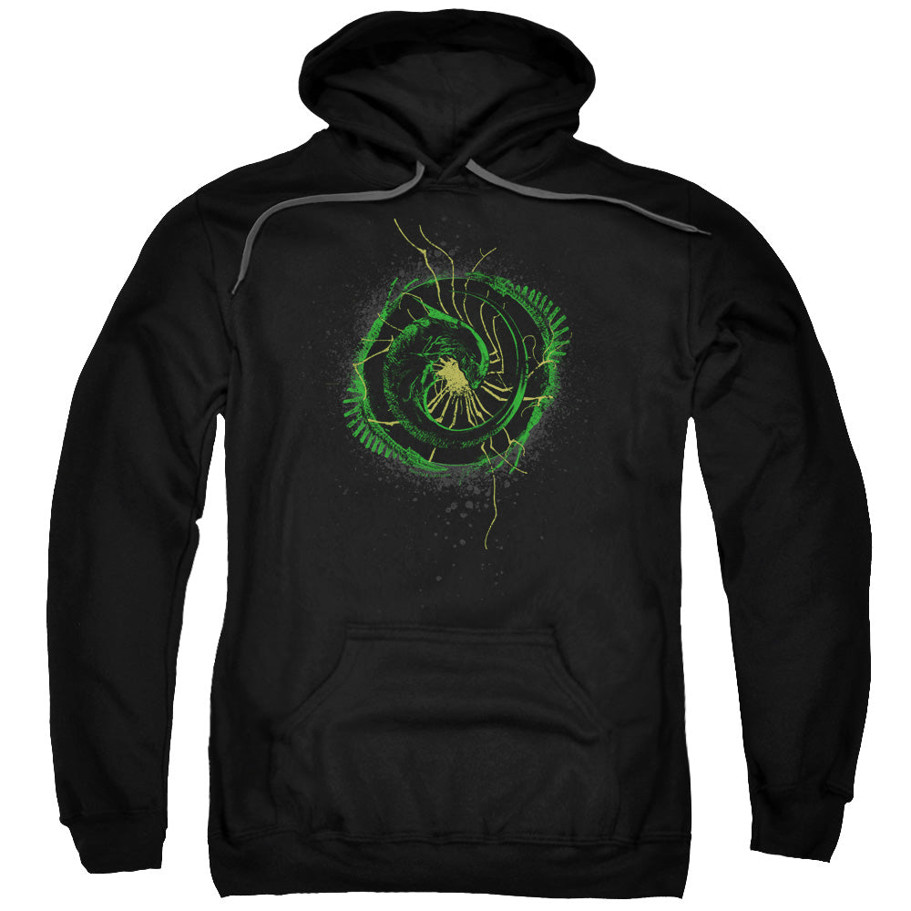 Alien Xenomorph Shield Mens Hoodie Black