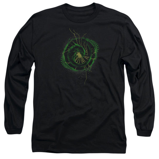 Alien Xenomorph Shieldmens Long Sleeve Shirt Black