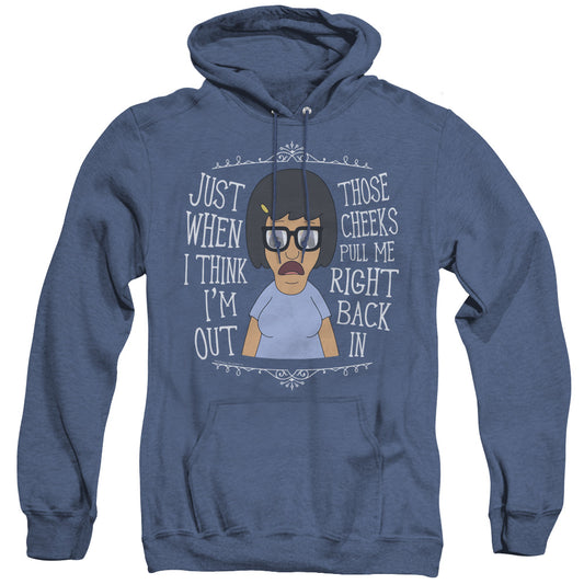 Bobs Burgers Pull Me In Heather Mens Hoodie Royal Blue