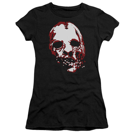 American Horror Story Bloody Face Junior Sheer Cap Sleeve Womens T Shirt Black