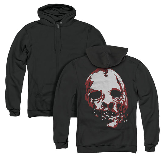 American Horror Story Bloody Face Back Print Zipper Mens Hoodie Black