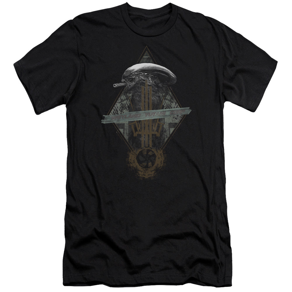 Alien Prison Planet Collage Premium Bella Canvas Slim Fit Mens T Shirt Black