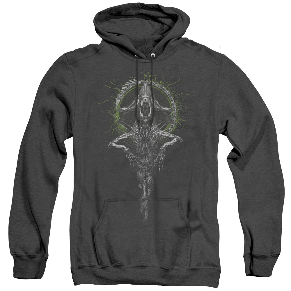 Alien Monarch Heather Mens Hoodie Black