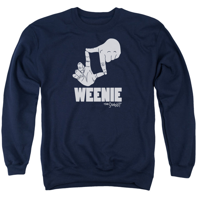The Sandlot L7 Weenie Mens Crewneck Sweatshirt Navy Blue