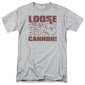 Archer Loose Cannon Mens T Shirt Athletic Heather