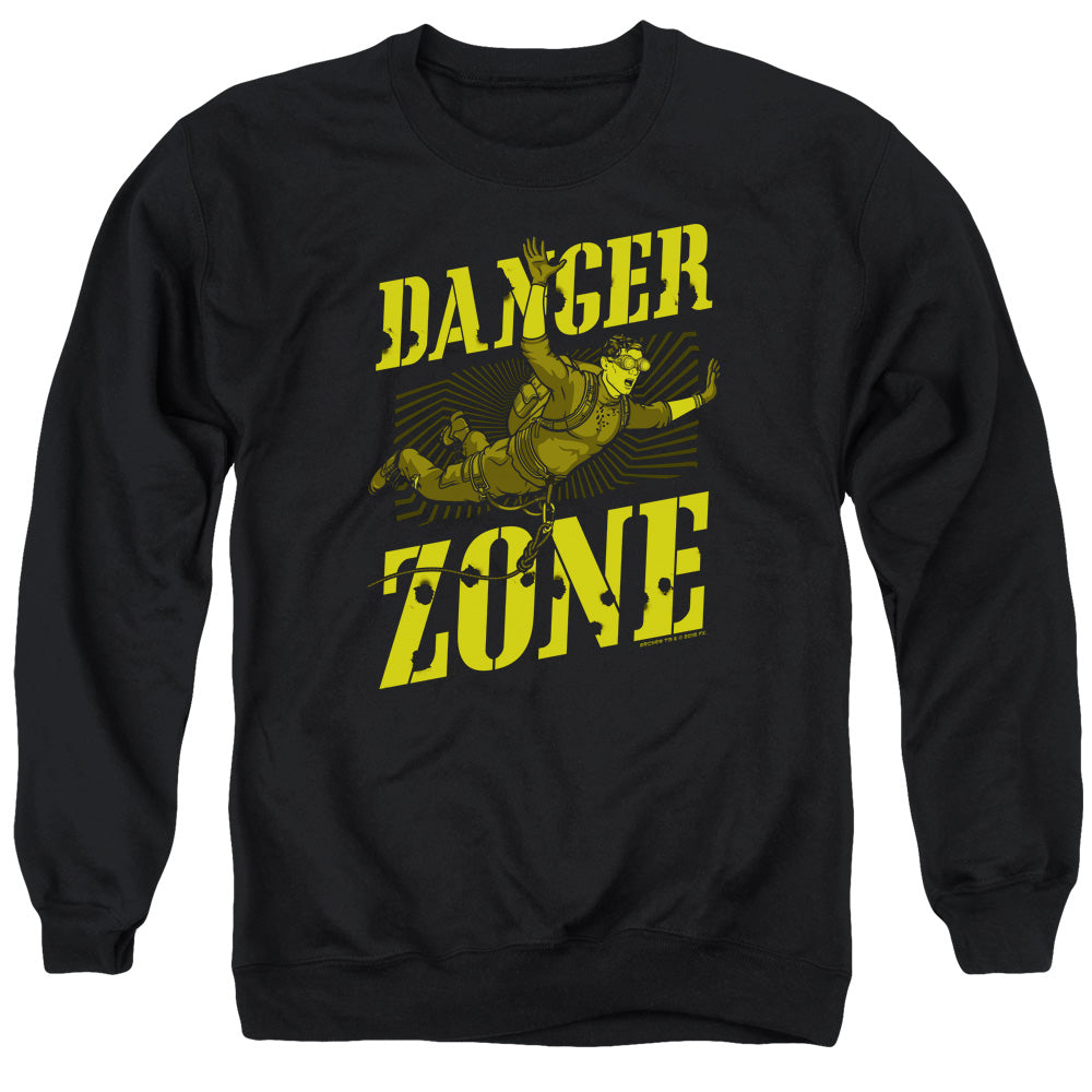 Archer Leap Of Faith Mens Crewneck Sweatshirt Black