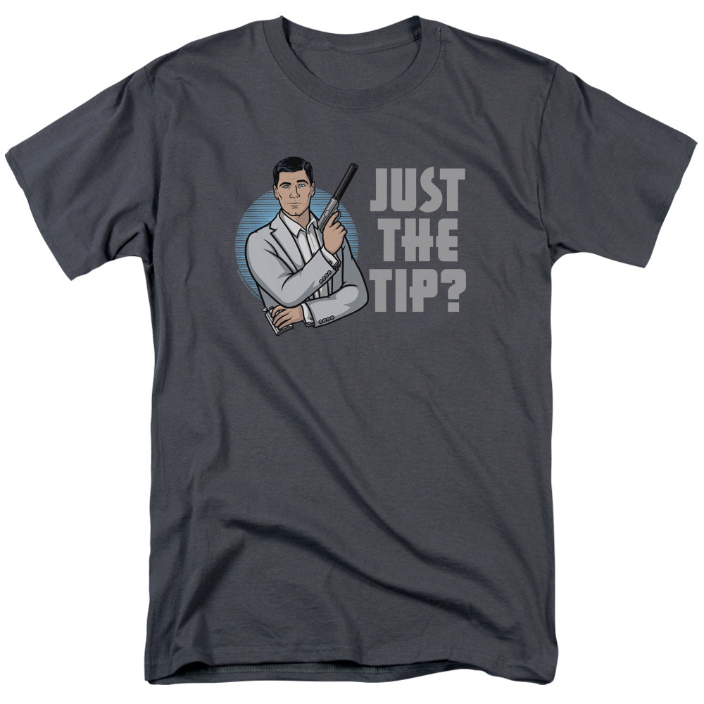 Archer Tip Mens T Shirt Charcoal