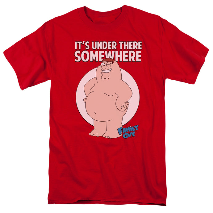 Family Guy Somewhere Mens T Shirt Red