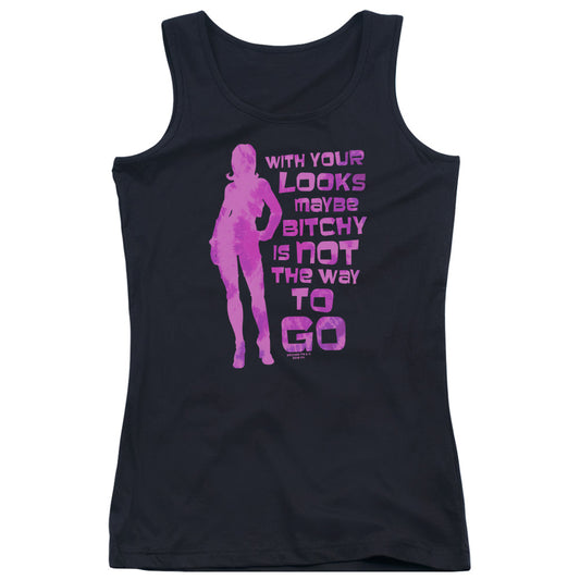 Archer Lanas Advice Womens Tank Top Shirt Black