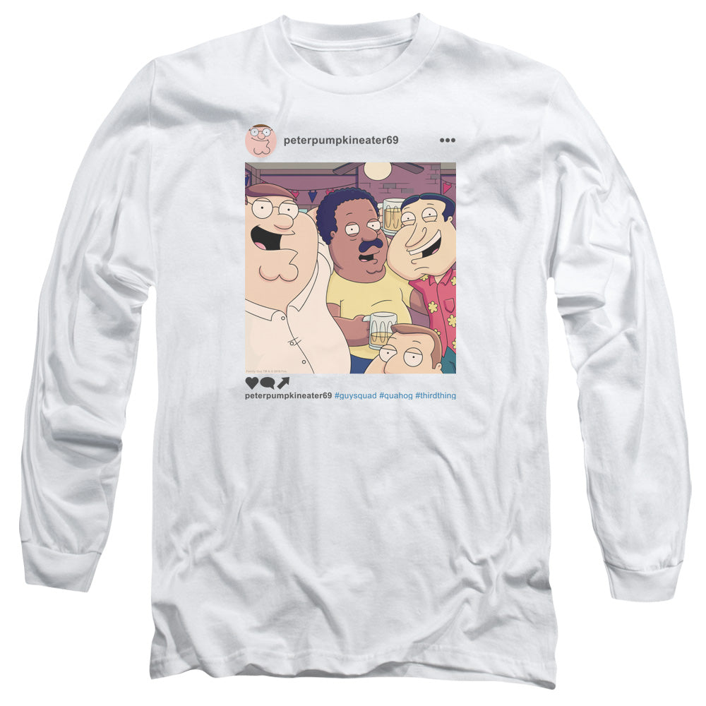 Family Guy Insta Mens Long Sleeve Shirt White