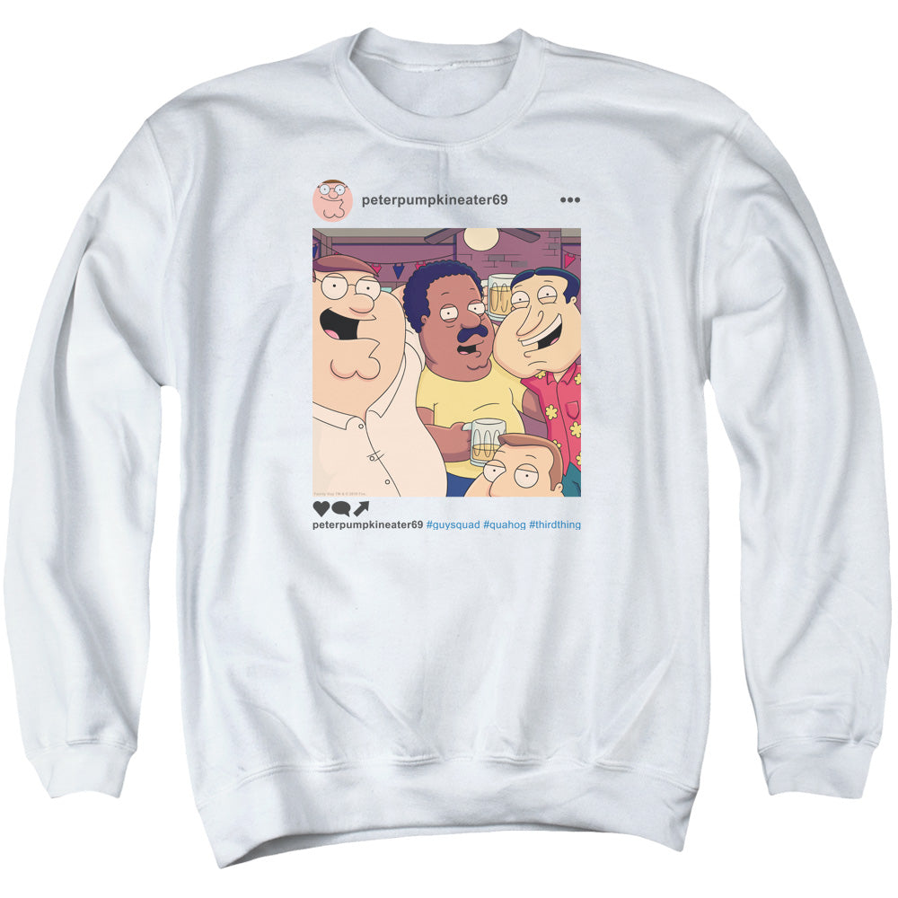 Family Guy Insta Mens Crewneck Sweatshirt White