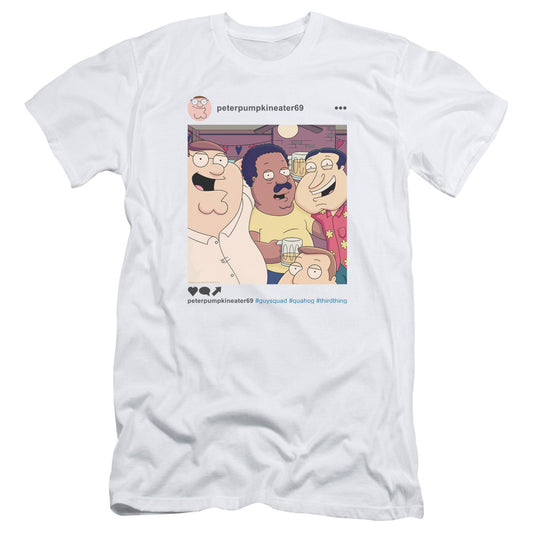 Family Guy Insta Slim Fit Mens T Shirt White