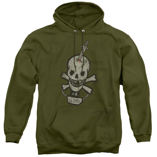 Alien Death Or Glory Mens Hoodie Military Green