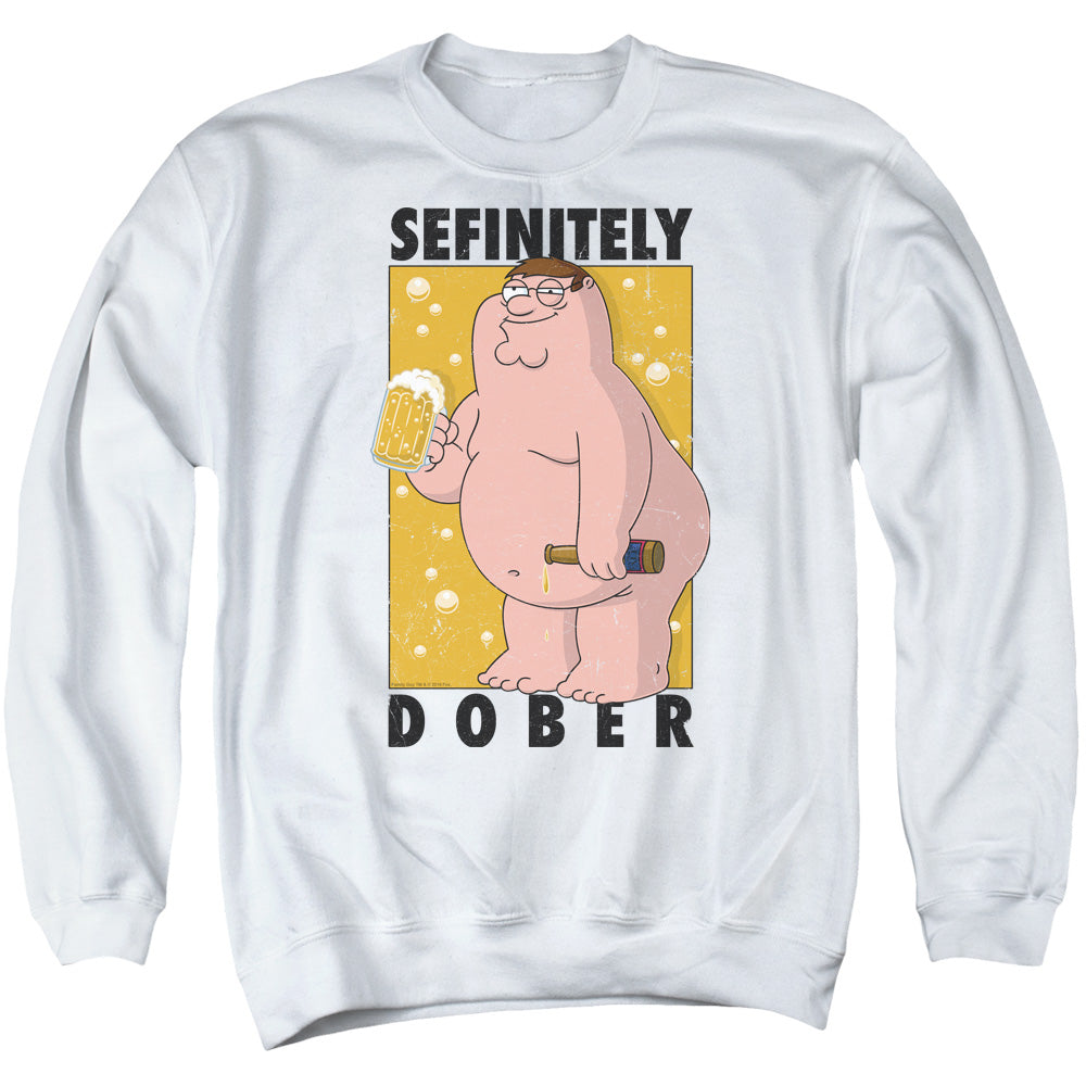 Family Guy Dober Mens Crewneck Sweatshirt White