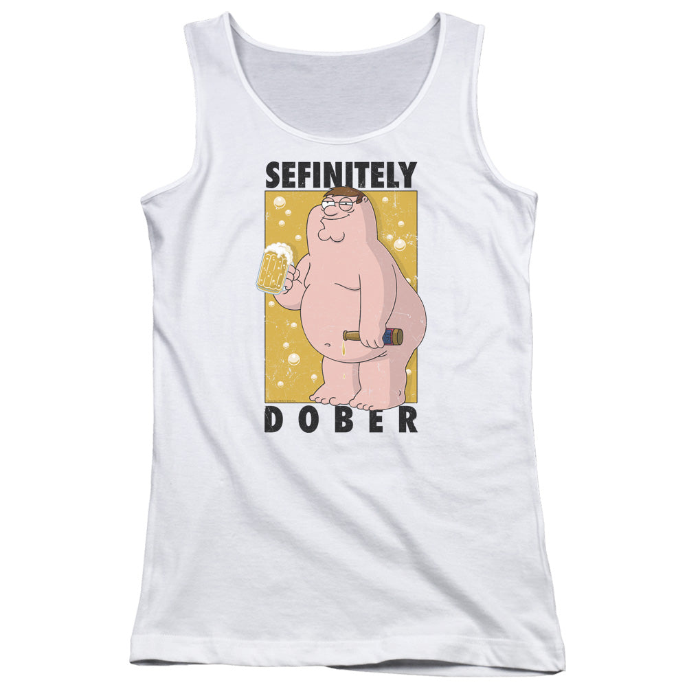 Family Guy Dober Womens Tank Top Shirt White