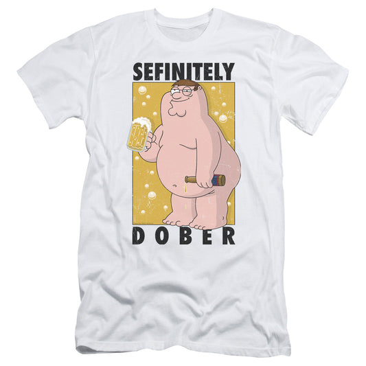 Family Guy Dober Slim Fit Mens T Shirt White