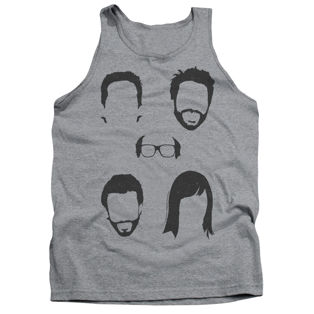 Its Always Sunny In Philadelphia Casted Shadows Mens Tank Top Shirt Athletic Heather