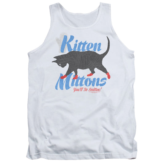 Its Always Sunny In Philadelphia Kitten Mittons Mens Tank Top Shirt White