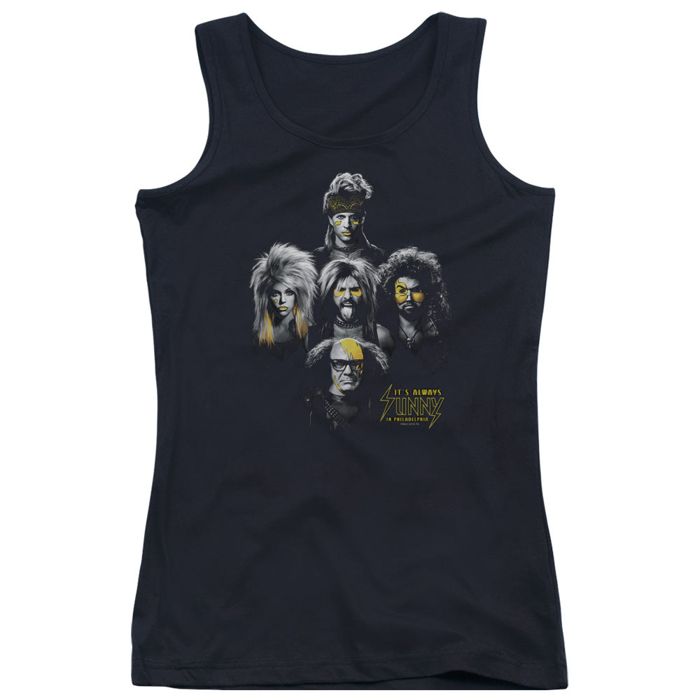 Its Always Sunny In Philadelphia Rocker Heads Womens Tank Top Shirt Black