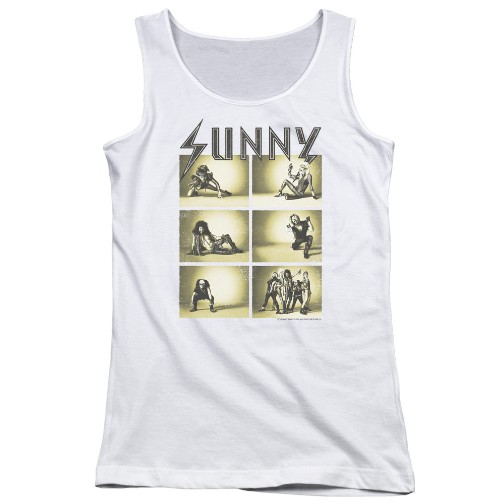 Its Always Sunny In Philadelphia Rock Photos Womens Tank Top Shirt White