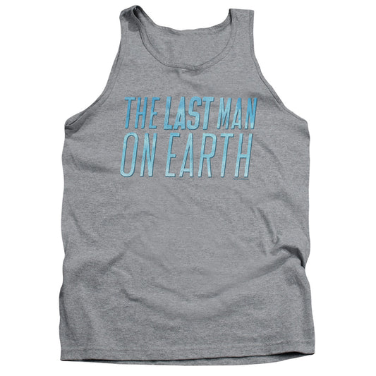 Last Man On Earth Logo Mens Tank Top Shirt Athletic Heather