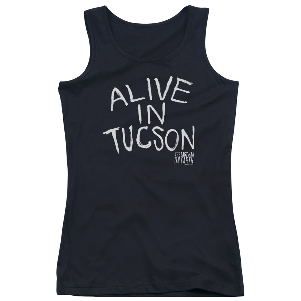 Last Man On Earth Alive In Tucson Womens Tank Top Shirt Black