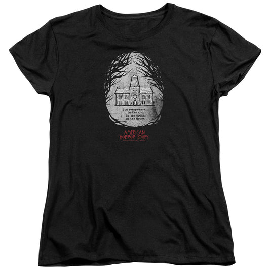 American Horror Story Its Everywhere Womens T Shirt Black