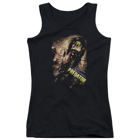 Predator Heads Up Womens Tank Top Shirt Black