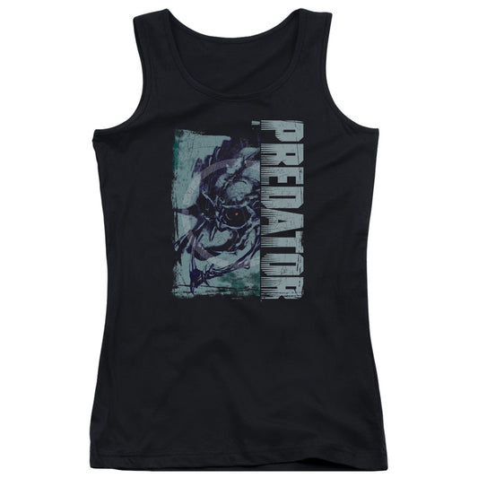 Predator Yautja Skull Womens Tank Top Shirt Black